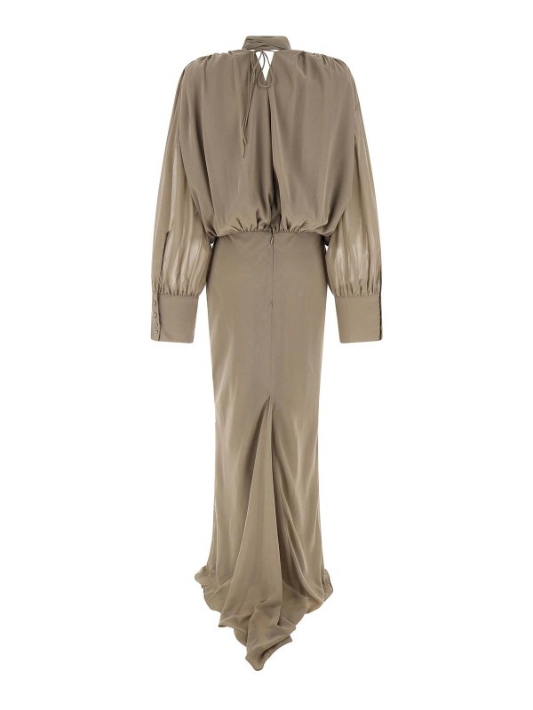 The Best Shops ROTATE Birger Christensen: Maxikleider - Maxikleid - Beige