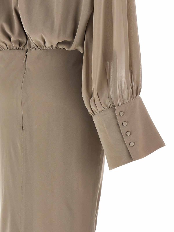 ROTATE Birger Christensen buy online Maxikleid - Beige