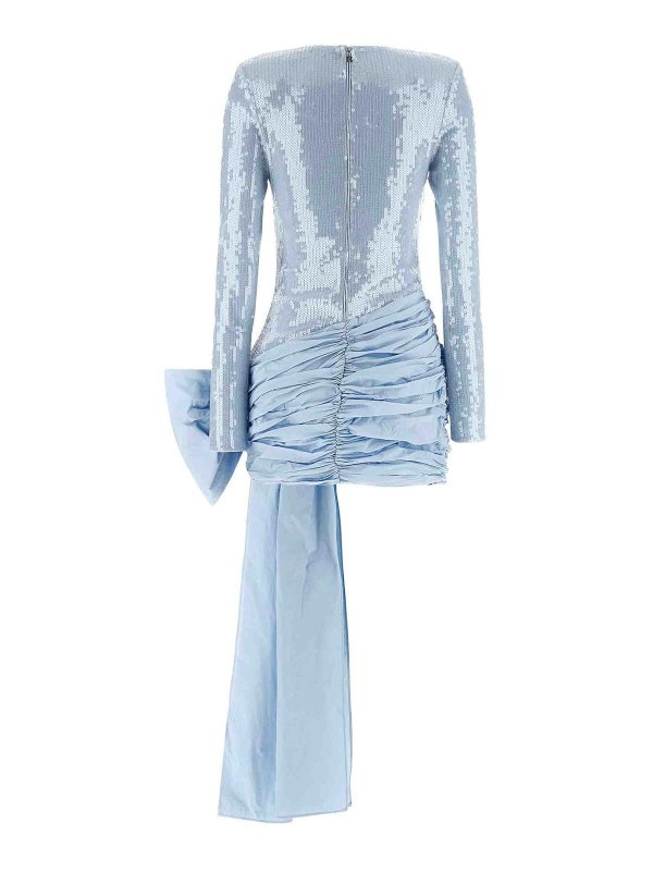 ROTATE Birger Christensen: Strickpullover mit Rundhalsausschnitt online - Rundhalspullover - Hellblau