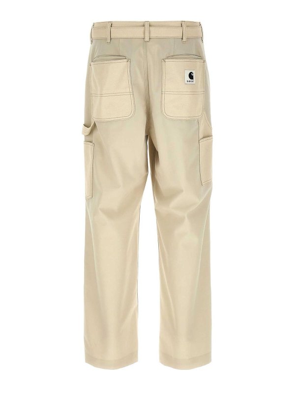 Sacai: Casual Hosen online - Casual Hose - Beige