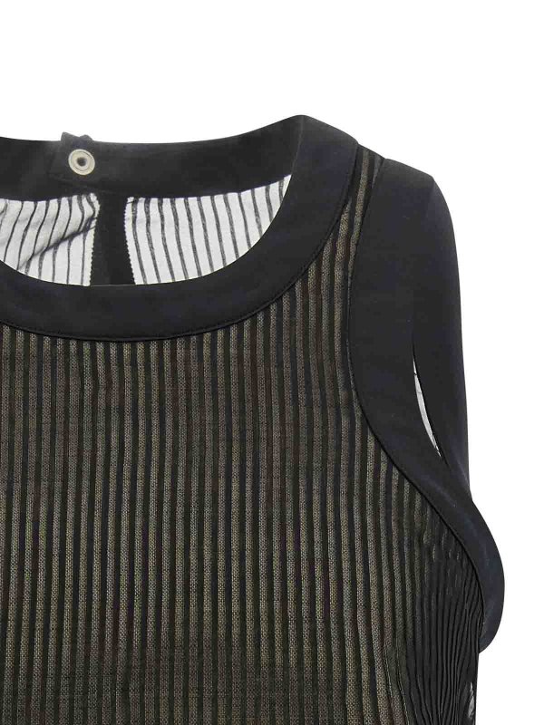 The Best Shops Sacai: Tops und Tank Tops - Top - Schwarz