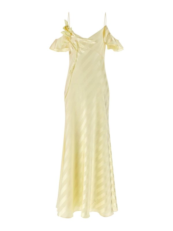 Self Portrait: Maxikleider - Maxikleid - Gelb