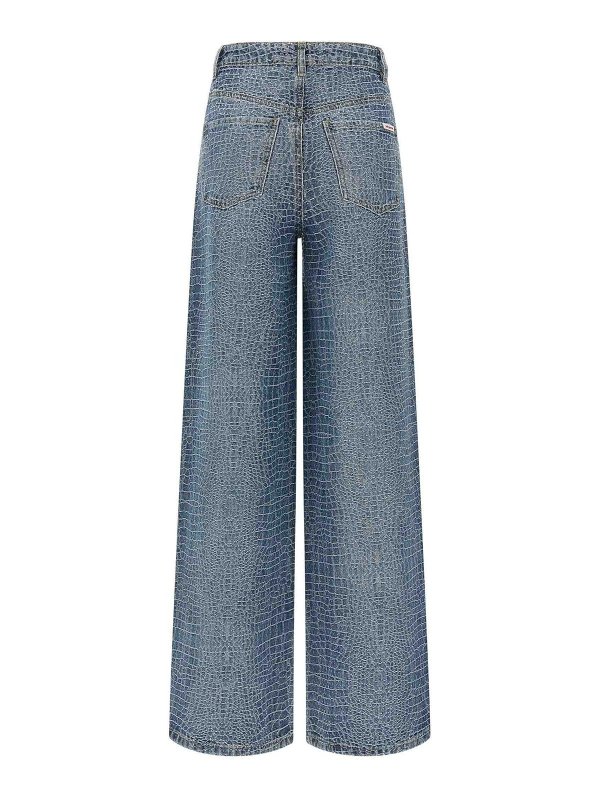 Self Portrait: jeans dritti, a sigaretta online - Jeans con strass