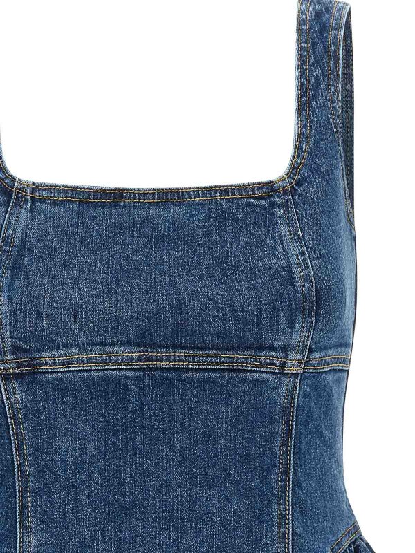 The Best Shops Self Portrait: Robes courtes - Robe Courte - Bleu