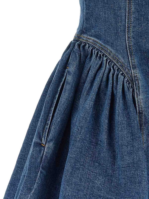 Robe Courte - Bleu shop online: Self Portrait