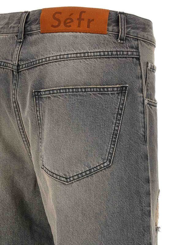 ストレートジーンズ - 黒 shop online: SEAFARER