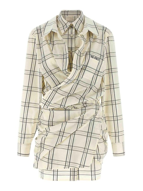 The Attico: ニーレングスドレス - 膝丈ドレス - マルチカラー