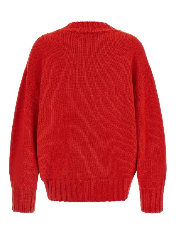 The Attico: クルーネック online - クルーネック - 赤