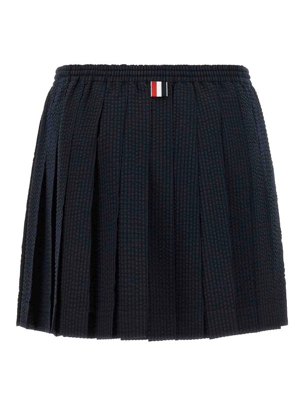 THOM BROWNE: jeans a zampa online - Gonna a righe