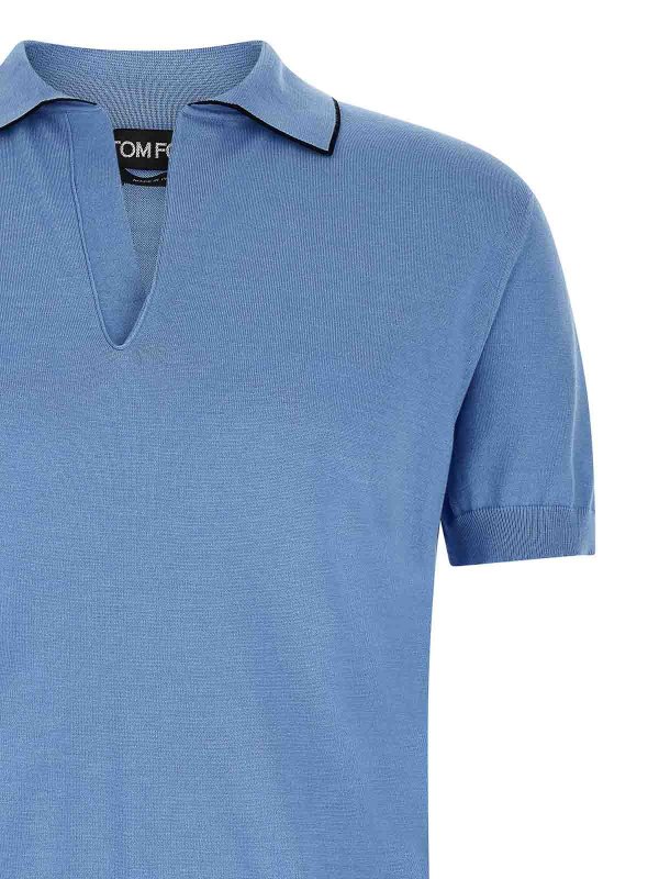 The Best Shops TOM FORD: Polos  - Polo - Bleu Clair