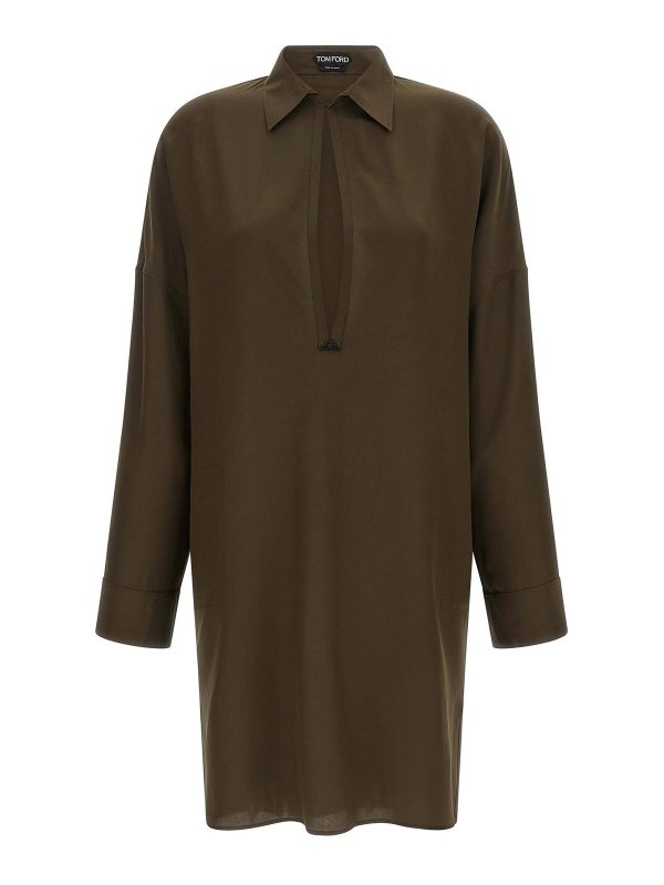 TOM FORD: Tuniques - Tunique - Vert