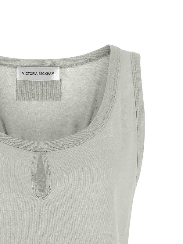 The Best Shops VICTORIA BECKHAM: Tops und Tank Tops - Top - Grau