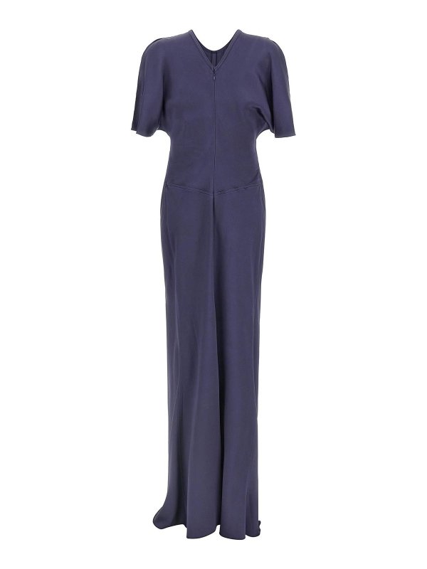 VICTORIA BECKHAM: Knielange Kleider online - Knielanges Kleid - Lila