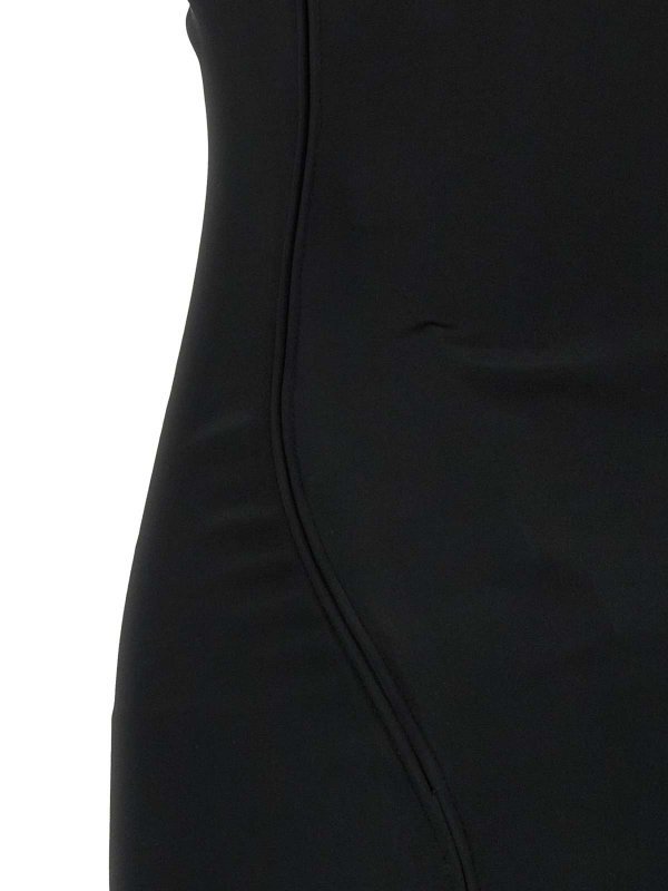 Knielanges Kleid - Schwarz shop online: VICTORIA BECKHAM
