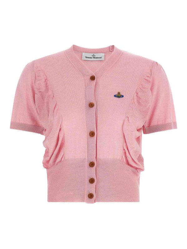 VIVIENNE WESTWOOD: Strickpullover mit Rundhalsausschnitt - Rundhalspullover - Nude