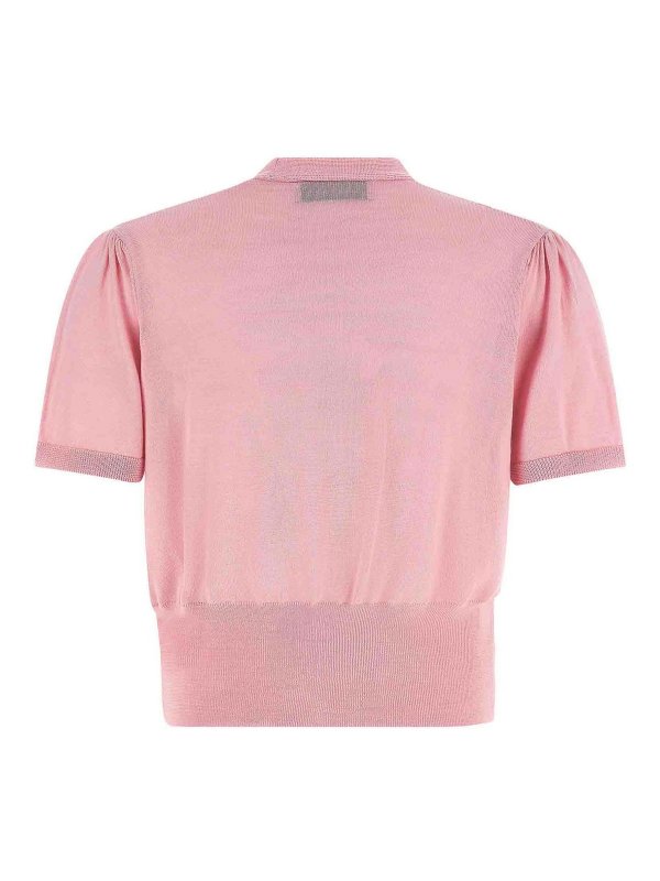 VIVIENNE WESTWOOD: Strickpullover mit Rundhalsausschnitt online - Rundhalspullover - Nude