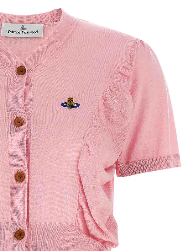 The Best Shops VIVIENNE WESTWOOD: Strickpullover mit Rundhalsausschnitt - Rundhalspullover - Nude