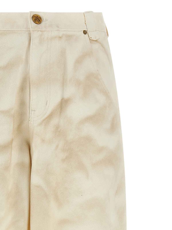 The Best Shops WILLY CHAVARRIA: Schlagjeans - Schlagjeans - Beige