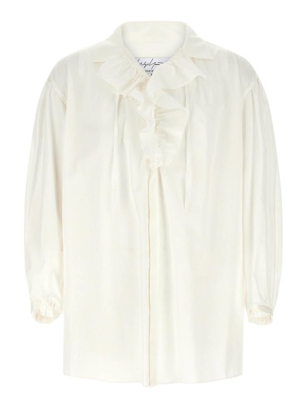 YOHJI YAMAMOTO: Hemden - Hemd - Weiß