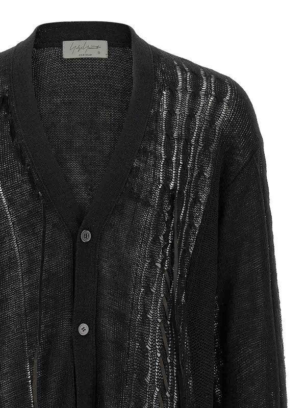 The Best Shops YOHJI YAMAMOTO: Cardigans - Cardigan - Schwarz