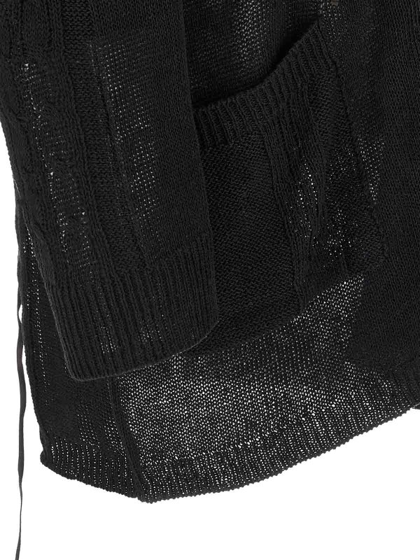 Cardigan - Schwarz shop online: YOHJI YAMAMOTO