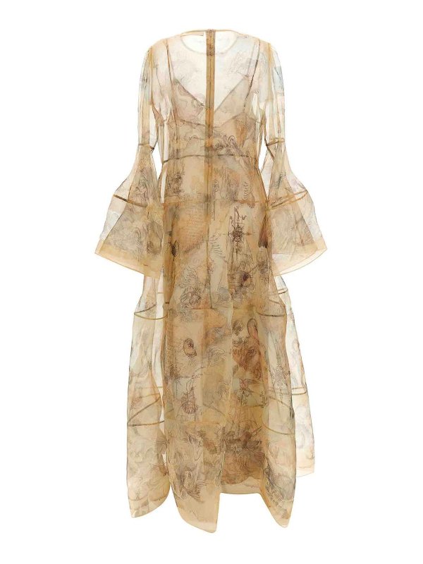 ZIMMERMANN: ニーレングスドレス online - 膝丈ドレス - ベージュ