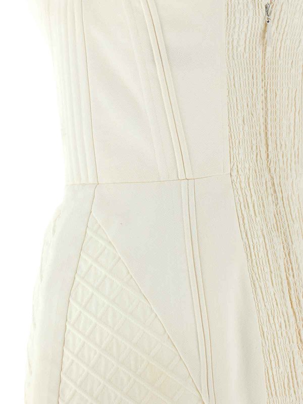 膝丈ドレス - 白 shop online: ZIMMERMANN