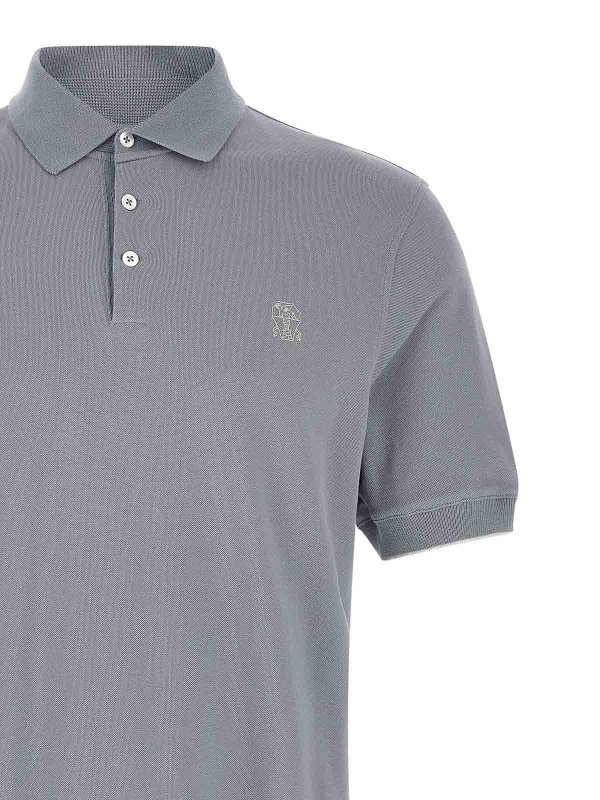 The Best Shops BRUNELLO CUCINELLI: ポロシャツ - ポロシャツ - ライトブルー