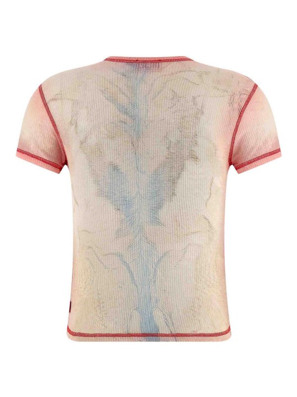 DIESEL: T-shirts online - T-Shirt - Nude