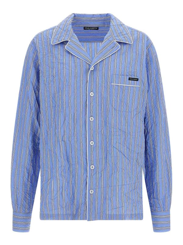 DOLCE & GABBANA: Hemden - Hemd - Hellblau