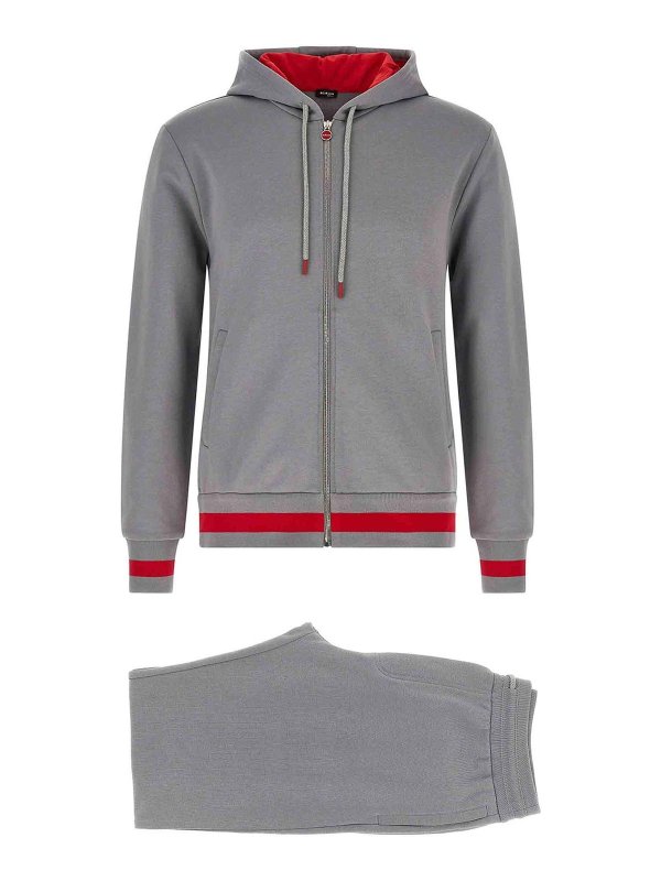 KITON: Traininghosen - Traininghose - Grau