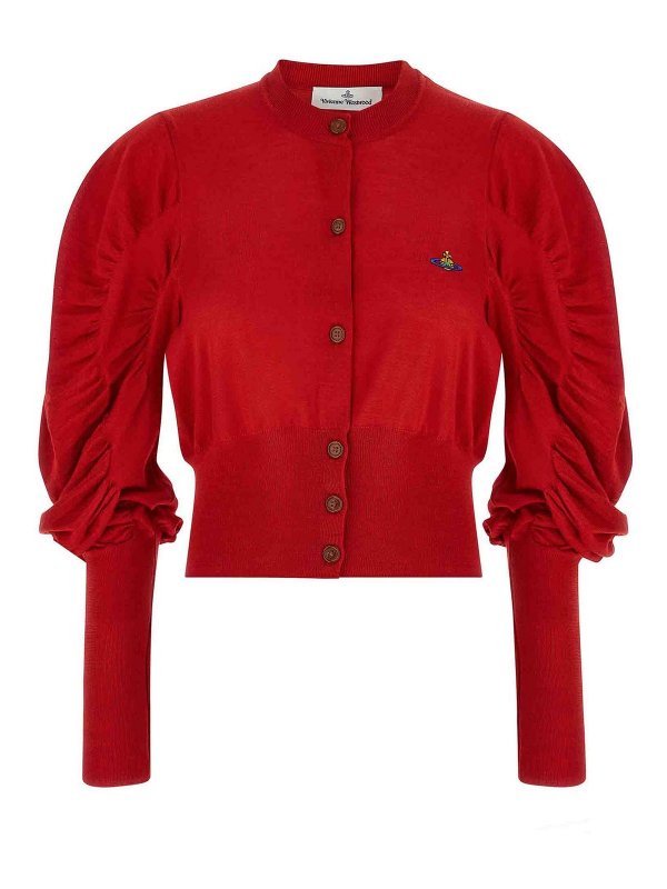 VIVIENNE WESTWOOD: Cardigans - Cardigan - Rot