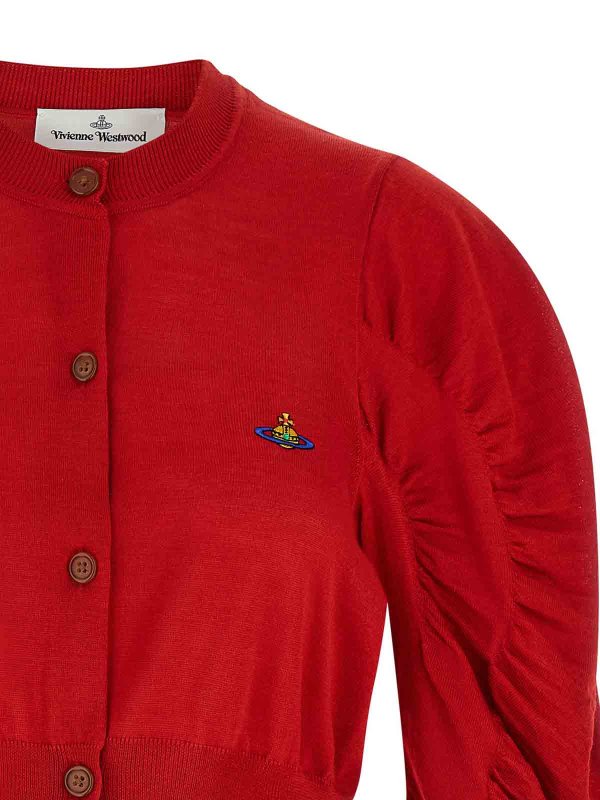 The Best Shops VIVIENNE WESTWOOD: Cardigans - Cardigan - Rot