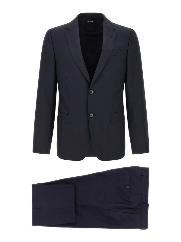 ZEGNA: ブレザー - ブレザー - ブルー