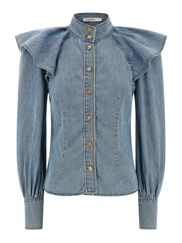 ZIMMERMANN: Blusen - Bluse - Blau