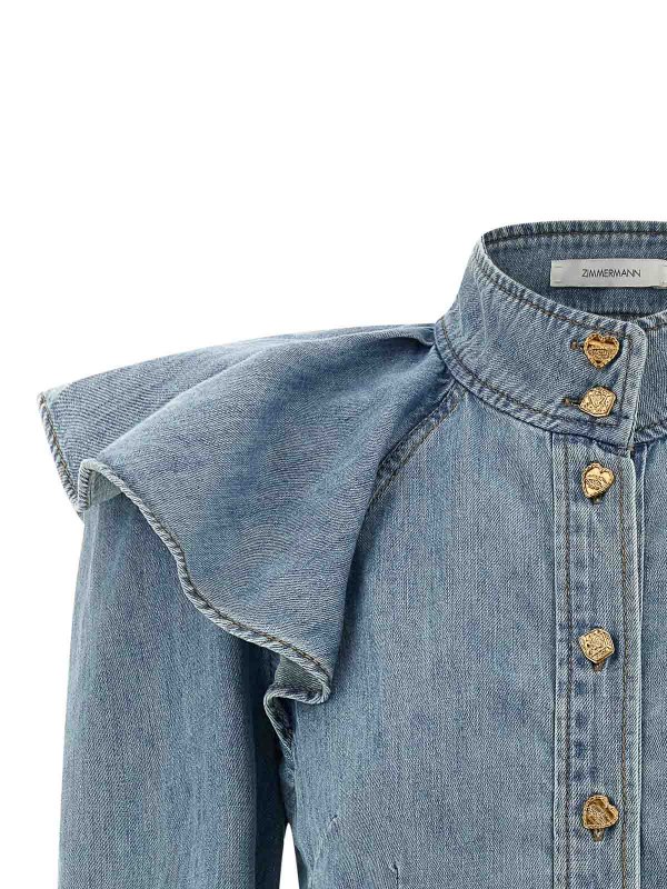 The Best Shops ZIMMERMANN: Blusen - Bluse - Blau