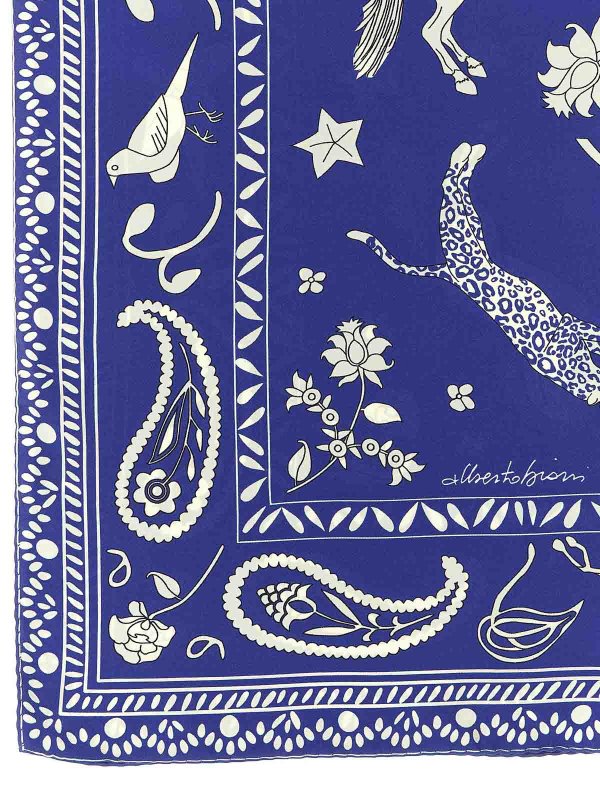 ALBERTO BIANI: スカーフ online - スカーフ - ブルー