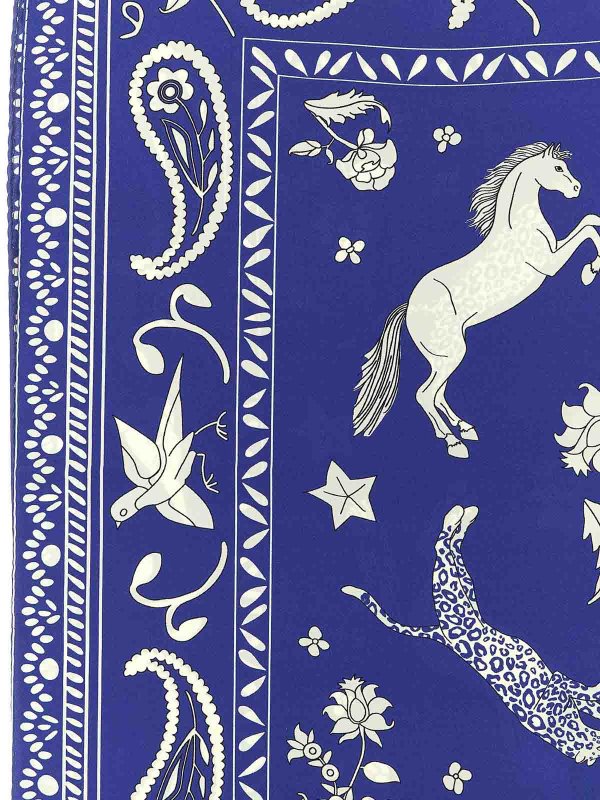 The Best Shops ALBERTO BIANI: スカーフ - スカーフ - ブルー