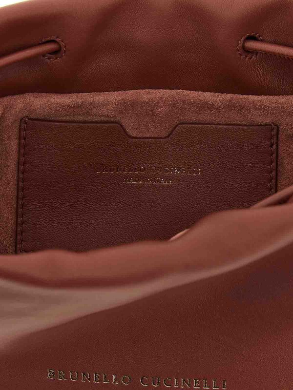 クロスボディバッグ - ブラウン shop online: BRUNELLO CUCINELLI