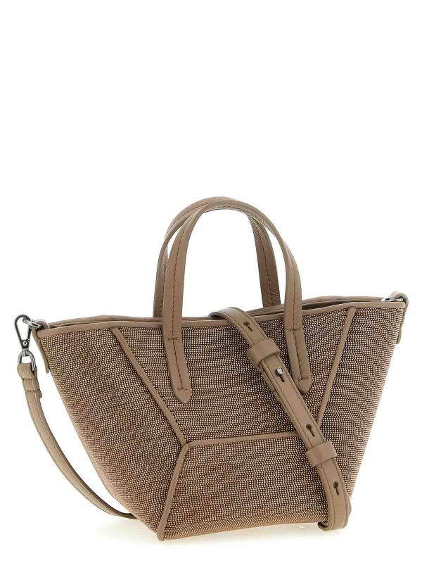 BRUNELLO CUCINELLI: Handtaschen online - Shopper - Braun