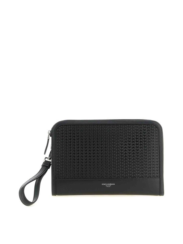 DOLCE & GABBANA: クラッチバッグ - クラッチバッグ - 黒