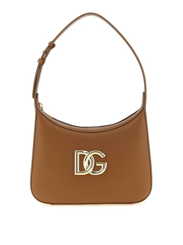 DOLCE & GABBANA: ショルダーバッグ - ショルダーバッグ - ブラウン