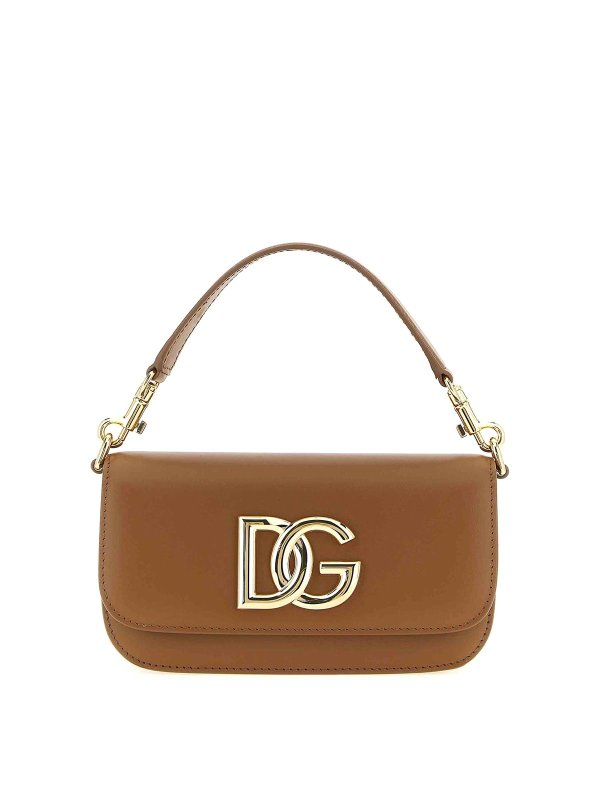 DOLCE & GABBANA: Handtaschen - Shopper - Braun