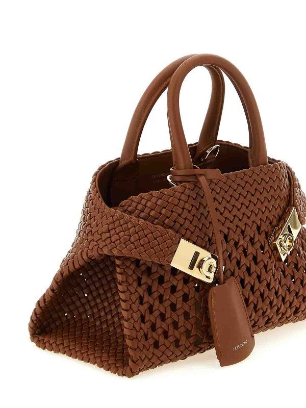 The Best Shops FERRAGAMO: トートバッグ - トートバッグ - ブラウン