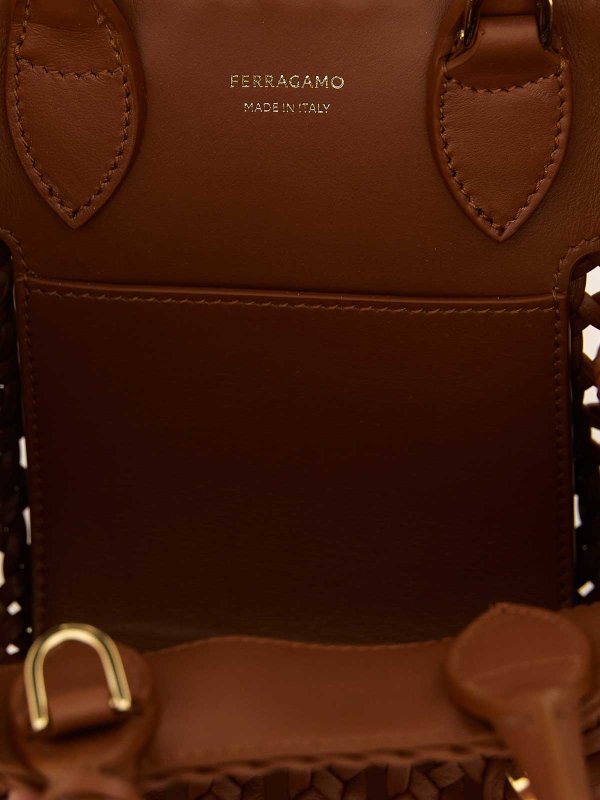 トートバッグ - ブラウン shop online: FERRAGAMO