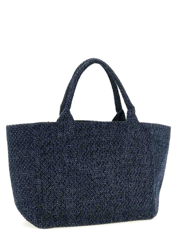 GANNI: Handtaschen online - Shopper - Blau