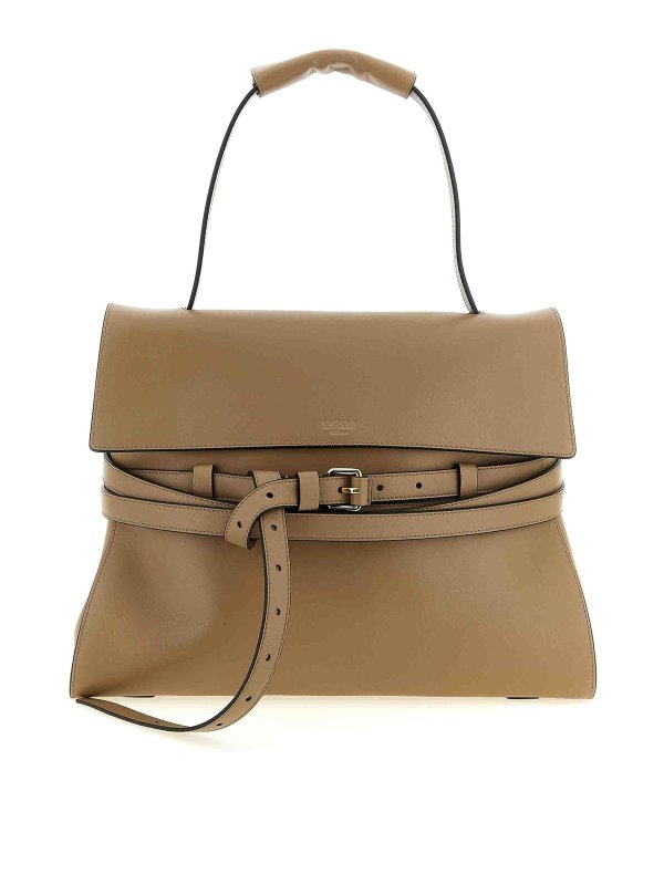MOSCHINO: Schultertaschen - Schultertasche - Beige