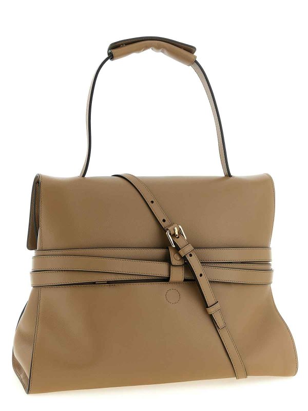 MOSCHINO: Schultertaschen online - Schultertasche - Beige