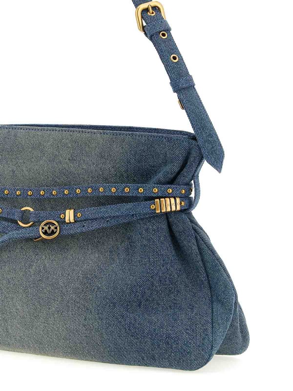 The Best Shops Pinko: Schultertaschen - Schultertasche - Blau
