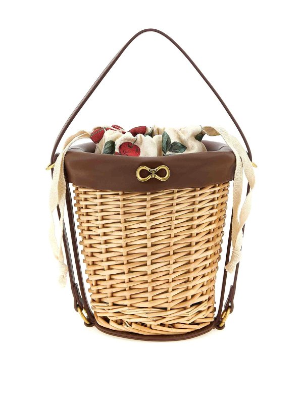 TWINSET: pochette - Secchio di vimini